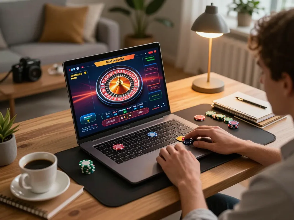 Engaging online casino gaming scene at https://www.dacsandatphanrang.com/ featuring a player actively participating in a live roulette game.