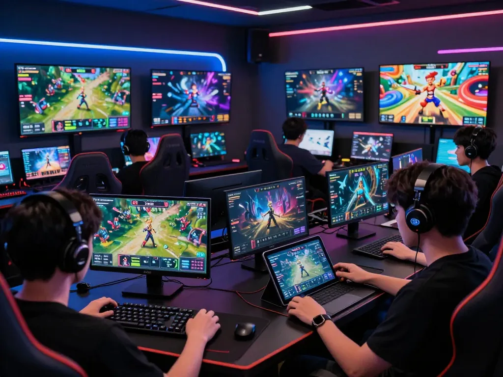 TT88 online gaming community engaging with interactive games in a vibrant environment.