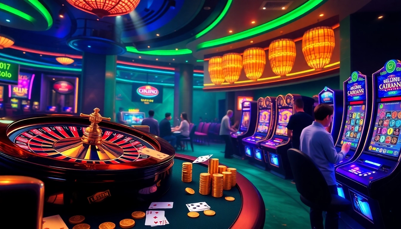 Players enjoying thrilling games at u888 one online casino with vibrant casino elements.