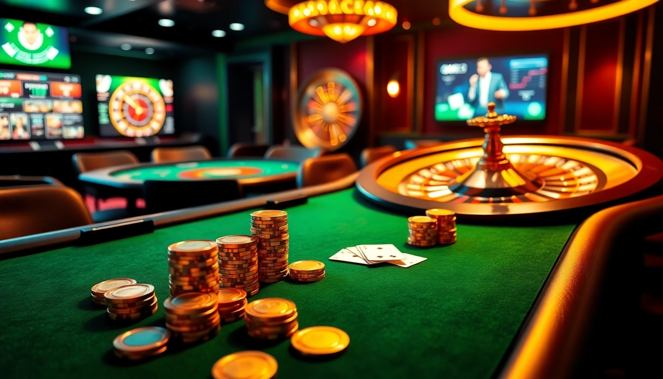 Experience the thrill of betting at link j88 with vibrant casino visuals and engaging games.