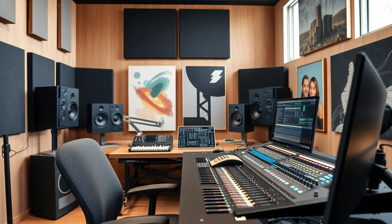 Engaging online audio mastering session with an audio engineer in a modern studio setting.
