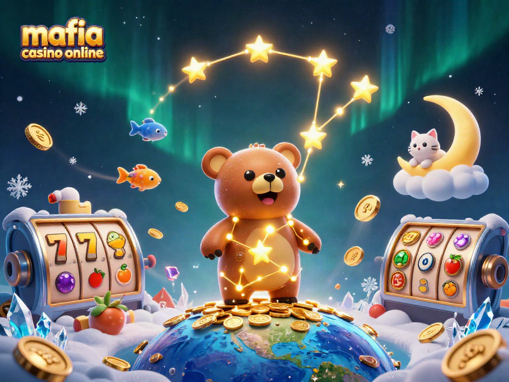 Experience the excitement of mafia casino online with vibrant slots, jackpots, and colorful characters.