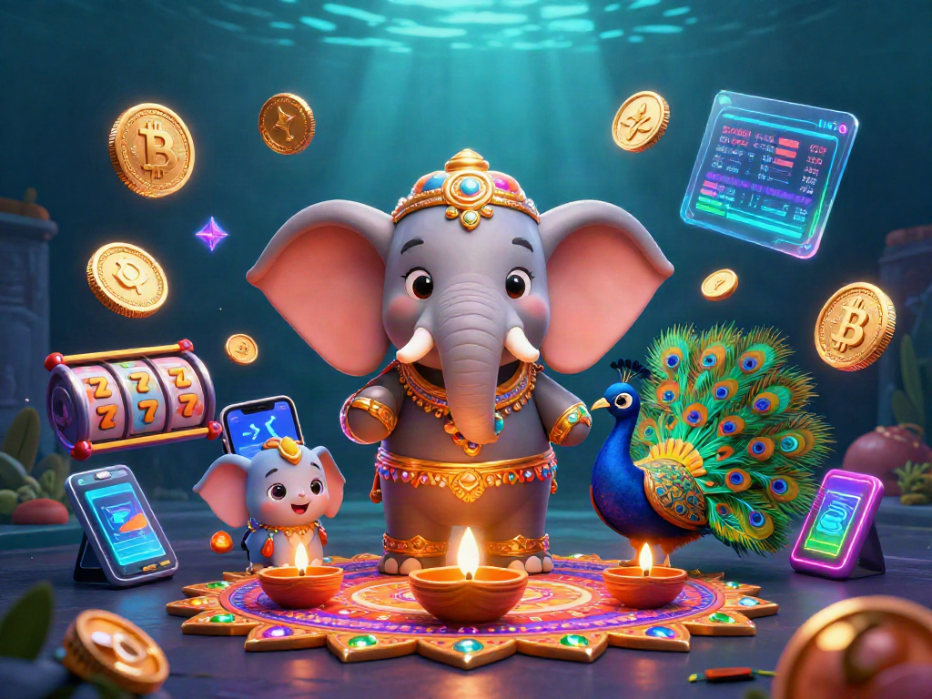 Experience excitement at mafia casino online with vibrant slot games and glowing crypto elements.