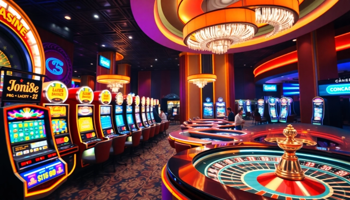 Engage in thrilling gameplay at jun88 com with vibrant casino tables and exciting slot machines.