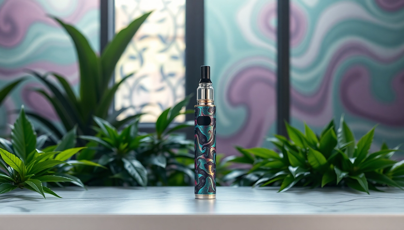 Explore and buy dmt through a stylish vape pen in a serene nature setting.