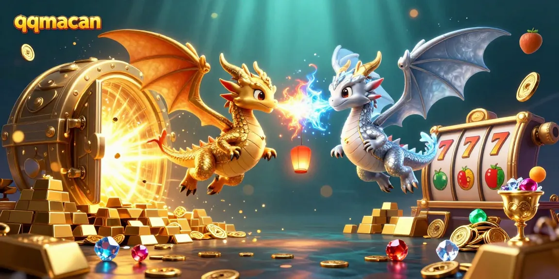 Engage with qqmacan's thrilling slot experience featuring dynamic dragons and golden treasures.