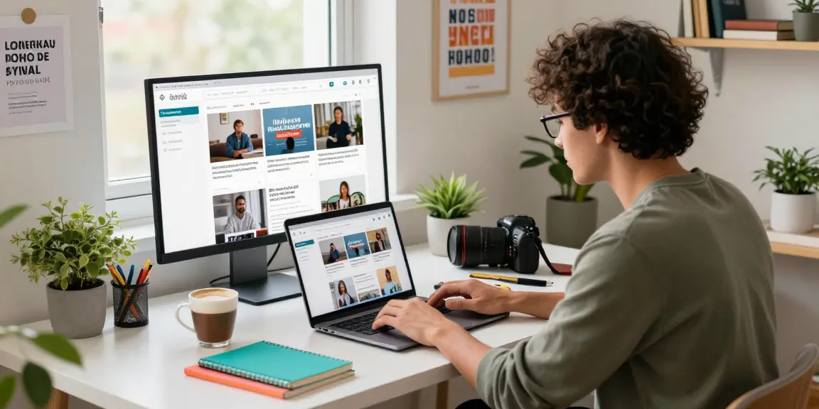 Engaging workspace depicting how rokok88 provides daily inspiration and information in a modern blogging environment.