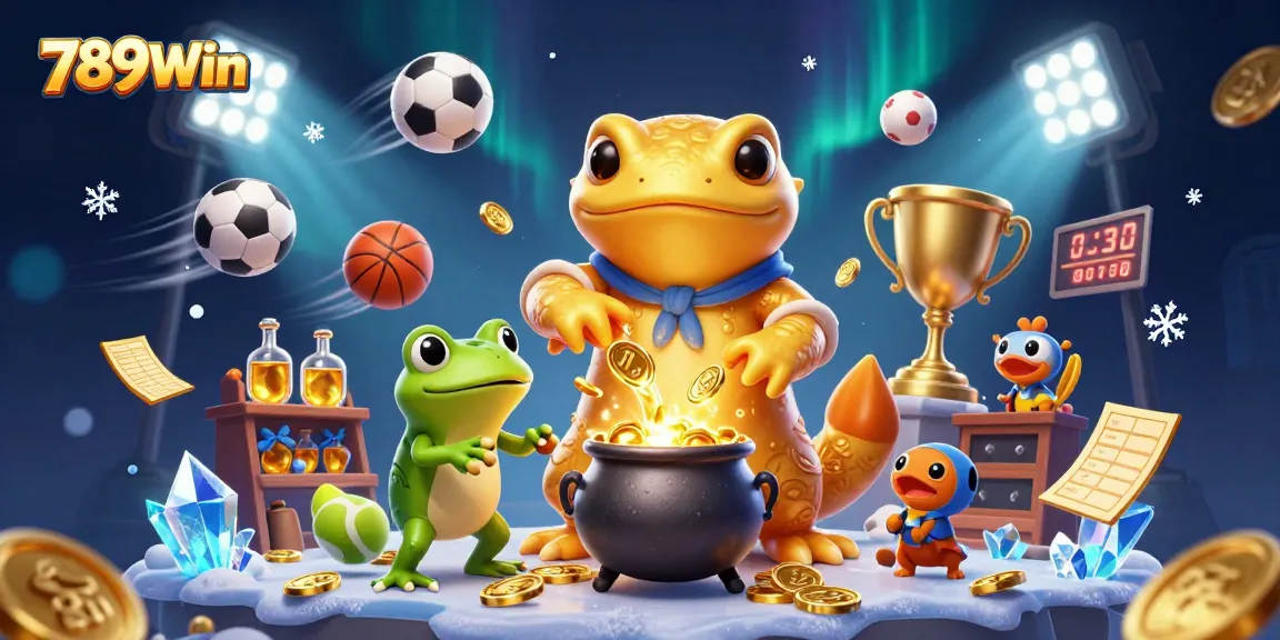 Experience 789Win's immersive gaming adventure with vibrant characters and dynamic casino elements.